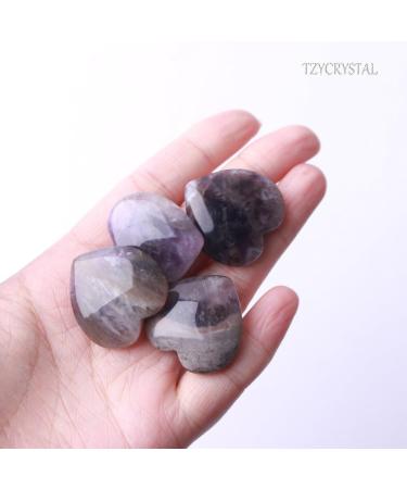 Natural Crystal Rough Natural Amethyst Peach Heart Crystal Gemstone Pendant Jewelry with Box Storage - Stones - Buy Online on GoSupps.com