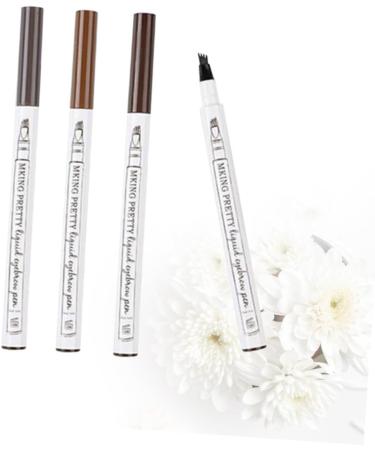 FOYTOKI 8 Pcs Eyebrow Makeup Tool Eyebrow Pen Brow Pencil Liquid Eyebrow Pen Waterproof Eyebrow Pen - Buy Online on GoSupps.com