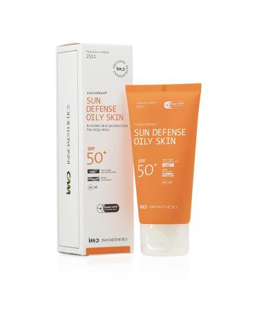 Inno-Derma Sun Defense Sunblock UVP 50+ Oily/Combination Skin-New Presentation