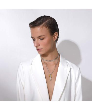 Personalized Prosteel Urn Chain Cross Necklace - Memorial Ash Pendant with 50cm/55cm Stainless Steel Chain - 18K Gold Gilded Life Tree Jewelry - Buy Online on GoSupps.com