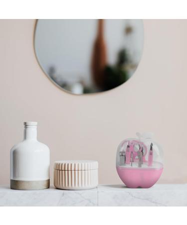 Ipetboom Camping Accessory Stainless Steel Nail Kit Hair Double Bun Nail Trimmer Deer Antler Headband Adult Mirroraid The Mirror 8 in 1 Mirrors Nail Clipper Kit Nail Scissors Manicure medium Pink - Buy Online on GoSupps.com