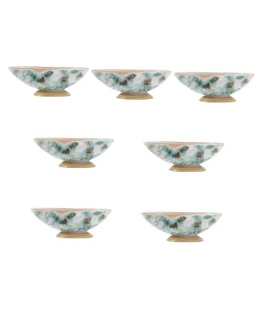 Zerodeko 7 Pcs Clam Shell Mask Dish Egg Beating Bowl Clay Mixing Bowl Containers for Fruit Kitchen Oyster Nautical Jewelry Plate Home Dish Pasta Noodles Decor Household Saucer Oven Delicate 7.8x3.5x1.8cmx7pcs Beigex7pcs