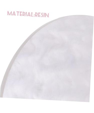  POPETPOP POPETPOP Nail Art Palette Set 2 Pieces Resin Display Tray For Nail Polish And Pigment Mix - Buy Online on GoSupps.com