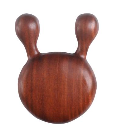 Fomiyes nasal scraps made of sandal wood acupressure rods made of wooden lips of wood muscle massage tab massage device GUA-SHA Hand massage tab deep massage tendon tendon stick meridian