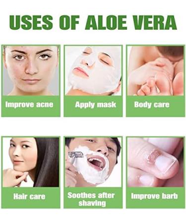 300G Organic Aloe Vera Gel Moisturizer For Damaged Skin Relieves Acne Scars And Redness Dry Storage For And Sunburned Rough Skin - Buy Online on GoSupps.com