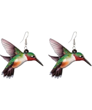 Feylie Birds Dangle Earrings | Cute Acrylic Drop Earrings | Fashion Jewelry Gift for Women & Girls - Buy Online on GoSupps.com