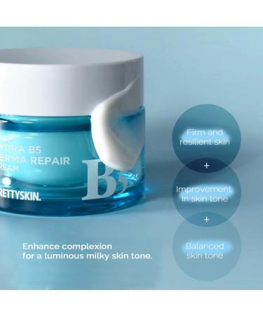 Buy PS.PRETTYSKIN Hydra Vitamin B5 Derma Repair Cream | Strengthen Skin Barrier with Niacinamide & Centella Asiatica - Korean Skincare 1.75oz - Buy Online on GoSupps.com