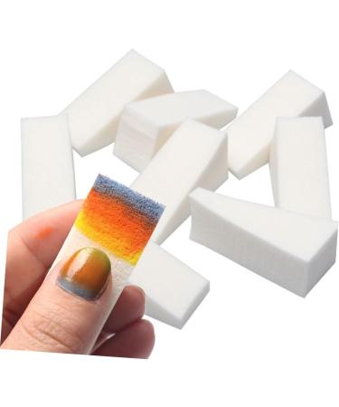 192 Pieces Nail Sponge Nail Polish Template Makeup Powder Puff Tool Applicator for Cosmetic Wedges Gradient Nail Wedges Sponge Mini Cosmetic Cushion Foundation Miss - Buy Online on GoSupps.com