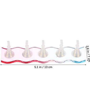 Healeved Press on Nail Stand Acrylic Nail Stand with Putty Set False Acrylic Nail Display Stand Fake Nail Tip Practice Holder False Nail Holder for Painting Manicure Tool Nail Salon Supplies - Buy Online on GoSupps.com