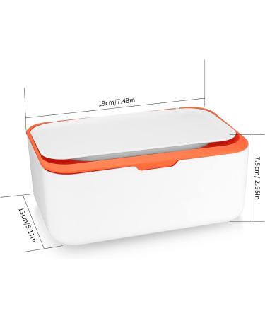Buy 2-Piece Wet Wipes Box Set - Premium Damp Toilet Paper Dispenser with Lid for Home | International Shipping Available - Buy Online on GoSupps.com