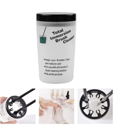 Nail Art Brush Cleaner Cup Nail Art Brush Cleaner Cup Immersion Brush Cleaning Bottle with Multiple Size Slots - Buy Online on GoSupps.com