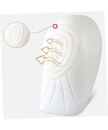 Translucent Heightening Insoles for Men & Women | Comfort Heel Cup Inserts & Shoe Pads | Clear Height Increase | 11x3.5cm - Buy Online on GoSupps.com