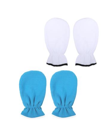 MERRYHAPY 2 Pairs Essential Oil Gloves Wax Mitts Kerotherapy Accessory Professional Paraffin Mitts Nursing Accessory Professional Wax Gloves Kerotherapy Supply Portable Paraffin Mitts