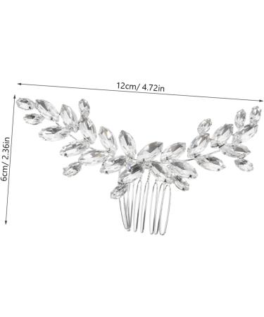 minkissy Hair Comb Womens Headpiece Girl Headpieces for Wedding Rhinestone Headpieces for Women Bride Headpieces for Wedding Rhinestone Side Comb Hair Women's Decorate Alloy Hair Side Comb - Buy Online on GoSupps.com