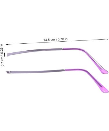 Buy Balue Replacement Glasses Accessories - Metal Frames & Brackets for Sunglasses - Violet 14.5x0.7cm - International Shipping Available - Buy Online on GoSupps.com