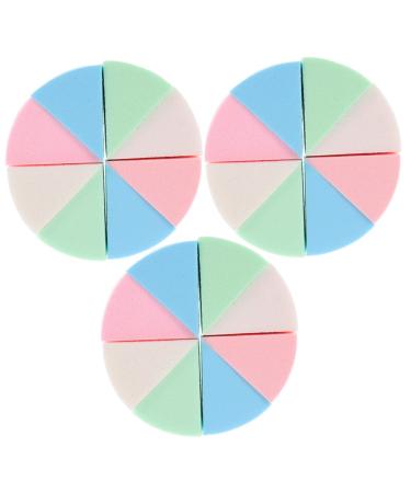 Didiseaon Makeup Headband 3 Sets Triangular Sponge Puff Makeup Sponge for Foundation Makeup Sponges Wedge Makeup Wedge Makeup Sponge Press Powder Puff Miss Flutter Emulsion