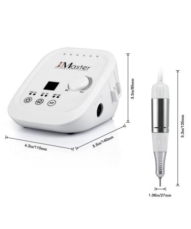 JCMaster Profi Nail Miller - 35 000 RPM Electric Nail File with Foot Pedal & 6 Bits for Gel/Acrylic Nails - Perfect for Home Nail Studios - Buy Online on GoSupps.com