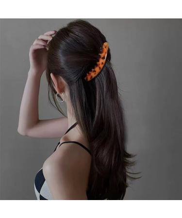 Large Banana Hair Clips for Women French Barrette Hair Clip for Women Girls Hair Banana Clips for Thick Thin Hair Women Ponytail Banana Hair Clip for Girls Hair Accessories of 3 Pieces amber - Buy Online on GoSupps.com
