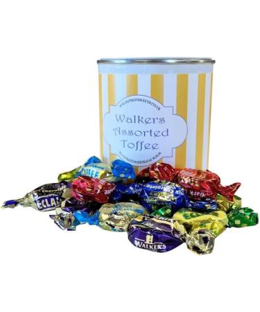250g Walkers Individually Wrapped Assorted Toffees Paint Pot Tin - Buy Online on GoSupps.com