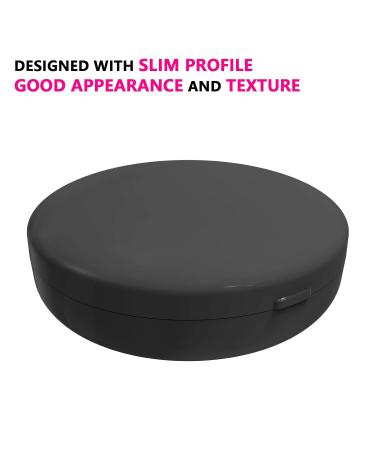 Orthodontic Retainer Case - Black with Mirror | Retainer Storage Solution - Buy Online on GoSupps.com
