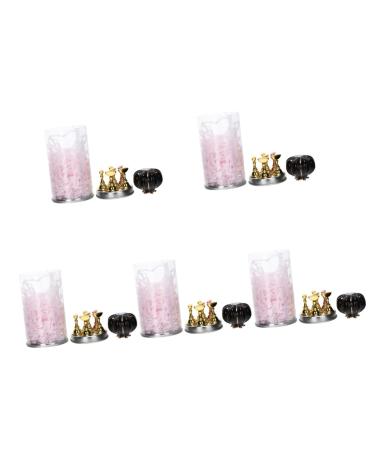 Didiseaon 5 Sets Nail Holder False Nail Tip Holder Fake Nail Tip Stand Pedicure Tip Stand Nail Art Display Rack Nail Display Stand Tool Stand Nail Art Holder Base Magnet Ceramics Head