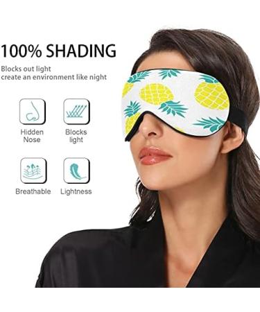 Summer Tropical Pineapple Sleep Mask | Eye Mask for Sleeping - Buy Online on GoSupps.com