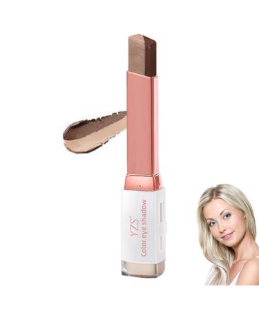 Aeihevo Eyeshadow Pencil Double Gradient Color Glitter Shimmer EyeshadowCream Long Lasting Gradient Eyeshadow Makeup Pencil Eye Makeup Supplies Hep Grease