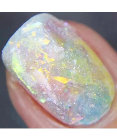 Opal Flakes Nail Sequins - Purple Holographic Glitter - DIY Nail Art Decoration Kit - Buy Online on GoSupps.com