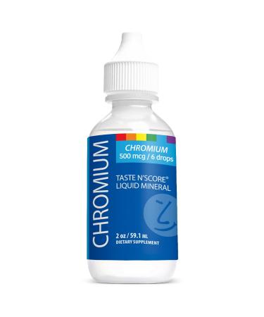 Taste N' Score Chromium Liquid Ionic Mineral Supplement 100% Pure 500 mcg 118 Servings