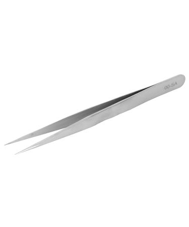 Stainless Steel Lash Tweezers for Individual Eyelash Extensions - Straight Thin Tip False Lash Application Tool (00-SA 13.5cm) - Buy Online on GoSupps.com