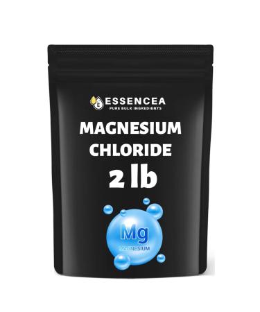 Magnesium Chloride 2lb by Essencea Pure Bulk Ingredients | Used as Magnesium Supplement | Pure Magnesium Chloride Powder (32 Ounces)