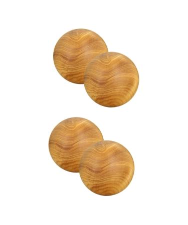 Beavorty 4 pieces massage globe Handball Hand rotating balls Wood massage ball finger massage ball Massage device Stress ball foot massage device Rolling balls for hand exercises Massage balls for older people