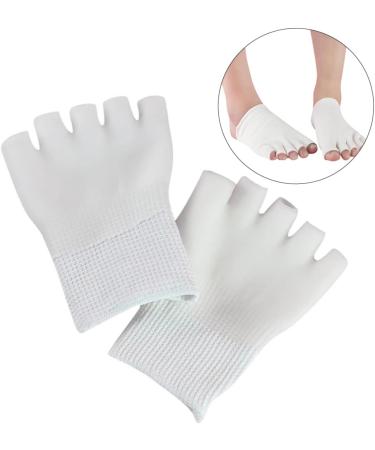 minkissy 3 Pairs 5 Women s Socks Features Socks for Women Womens Socks Ladies Socks Women Socks Women's Socks & Hosiery Non-Slip Sock Gel Sock Open-Toed Sock Moisturizing Pad White - Buy Online on GoSupps.com