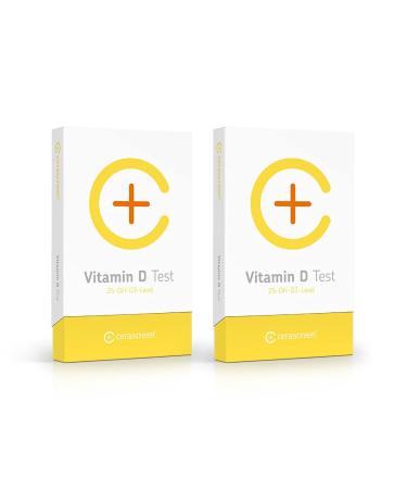 Vitamin D test - double pack of cerascreen |Measure vitamin D levels at home and recognize the defect- save now in a combination package |Professional laboratory analysis with concrete action information