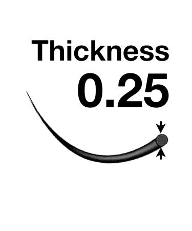 EMILYSTORES C Curl Eyelash Extensions - 0.25mm Thickness 15mm Length Silk Mink Fake Lashes - International Shipping Available - Buy Online on GoSupps.com