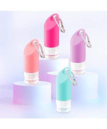 YANGNA Travel Bottles Set - 4Pcs TSA Approved Leak Proof Containers with Keychain, BPA Free - for Toiletries, Shampoo, Conditioner, Lotion - Buy Online on GoSupps.com