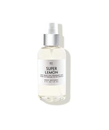 Super Lemon Fine Fragrance Mist by Body Botanic 4 Fl Oz 118 mL - an Irresistible Blend of Sweet and Tart Lemon Zested Lemon & Lemon Tree - with Plant Extracts - Buy Online on GoSupps.com