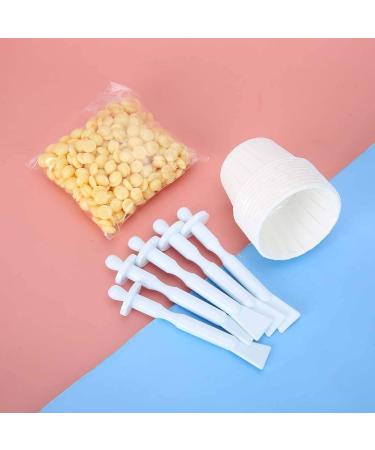 50g Facial Nose Hair Removal Wax Beans - Includes Applicator Sticks for Body & Bikini Hair Removal - Buy Online on GoSupps.com