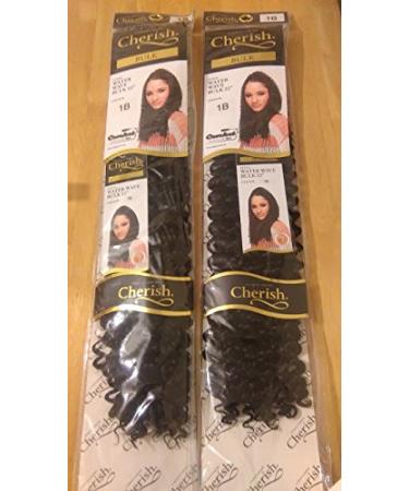 UK: DEAL! Black Cherish WATER WAVE Bulk (Braid Crochet or PicK & Drop) Afro coils
