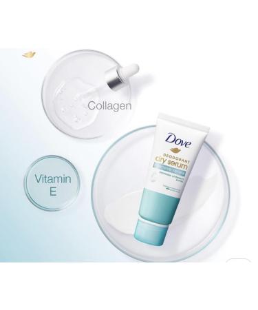 Dove Deodorant Dry Serum - Intensive Renew Minimizes Underarm Pores Collagen & Vitamin E 48H Protection - Buy Online on GoSupps.com