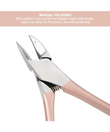 Professional Stainless Steel Nail Clipper Cutter for Thick Hard Nails Onychomycosis Paronychia with Mortise and Tenon Joint Structure Rose Gold Color (-1414200004111) YUYTEmcvdxeu2yh-11 - Buy Online on GoSupps.com