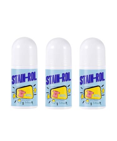 Stain Remover Roller-ball Cleaner Quick Decontamination No Need To Wash Ball Design Increase Friction Do Not Damage Clothes. (Color : 3Count (Pack of 3))