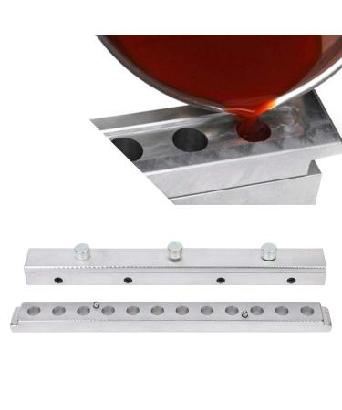 Buy 12.1mm DIY Lipstick Mold - Beak Type Aluminum Lip Balm Mold | 12 Holes Cosmetic Tool for Perfect Lipstick Creation - Buy Online on GoSupps.com