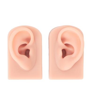 Buy Flexible Piercing Practice Ear Model - 1 Pair Soft Silicone for Doctors & Hospitals (Light Skin Color) - International Shipping Available - Buy Online on GoSupps.com