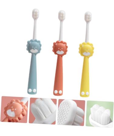 Coolhiya 3-Piece Children's Travel Toothbrush Set | Manual Toothbrush for Ages 3-12 | Essential Kids' Oral Care Accessories - Buy Online on GoSupps.com