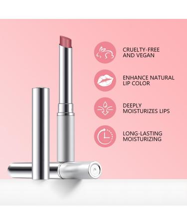 Pink Honey Lipstick Tinted Butter Lip Balm for Women Natural Sheer Moisturizing Nourishing Hydrating Pink Honey Shine Tint Lipstick Tinted Lip Stain Gloss with a Hint of Natural Cherry Vegan 1 Count (Pack of 1) A-#02 Pink - Buy Online on GoSupps.com