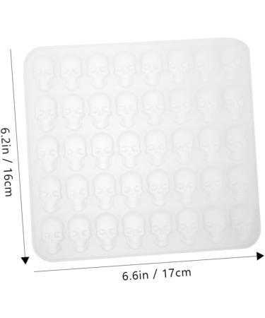Abaodam decorative tray soap molds chocolate molds silicone skull biscuit mold mould Ice Tray 3d jelly props 17x16cm As Shown - Buy Online on GoSupps.com