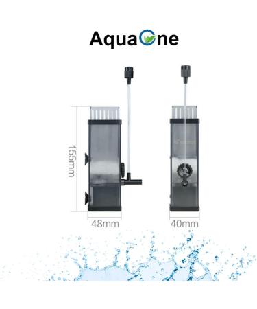 Aquaone JY 03 Aquarium Surface Skimmer with Pump | 300 L/H Filter | Nano Aquarium Accessories - Buy Online on GoSupps.com