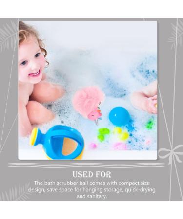 Buy Healifty 2pcs Unicorn Bath Ball Exfoliating Loofah Sponge & Shower Scrubber for Kids & Men - Body Wash Bath Sponge Set - Buy Online on GoSupps.com