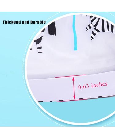 GUIGU Kids Waterproof Rain Shoe Covers Zebra White Medium | Perfect for Cycling and Outdoor Activities - Buy Online on GoSupps.com